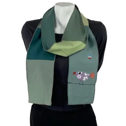 Sale Applique Scarf- Cute Bird Applique Scarves