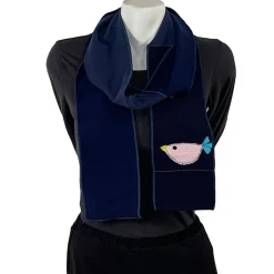 Sale Applique Scarf- Cute Bird Applique Scarves