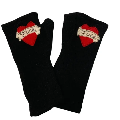 New Gloves-Tattoo Heart Fuck Gloves