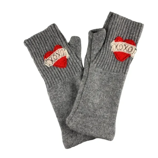 Outlet Gloves-Tattoo Heart XOXO Gloves
