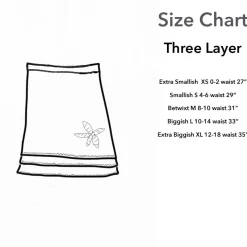 Cheap Three Layer Skirt- Layered