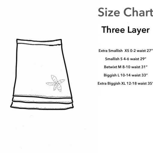 Cheap Three Layer Skirt- Layered